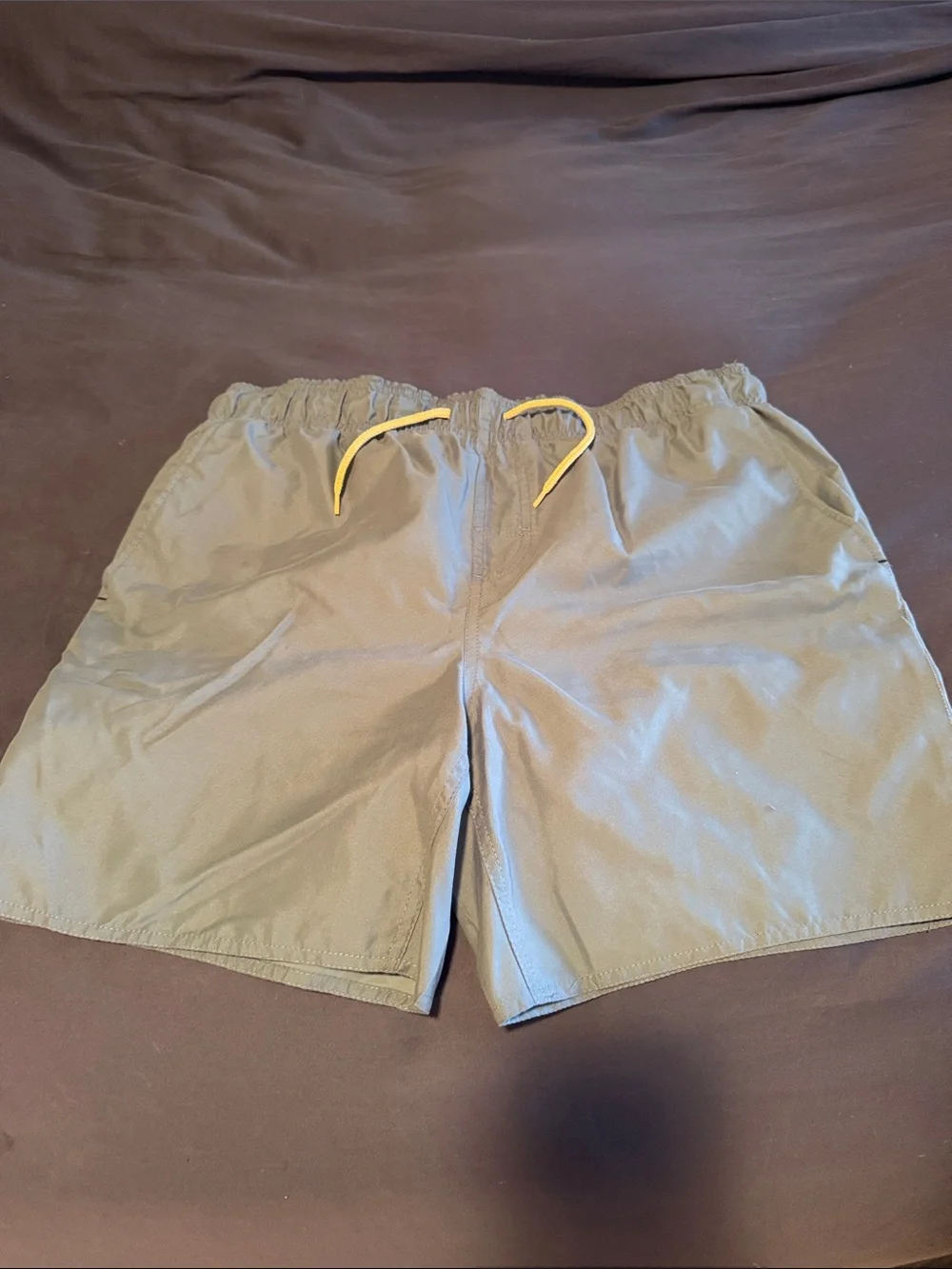 Light Blue Men’s Elastic Waist swim Shorts
